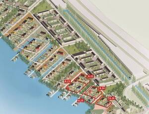 vergroting van de impressie woningen bouwveld 8.22 tot en met 8.26.