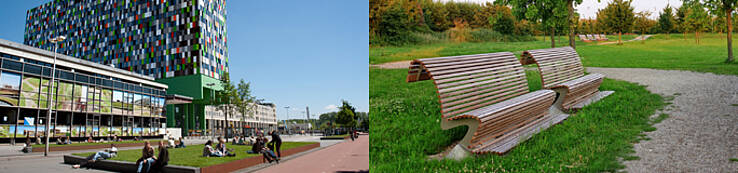 Fotoimpressie van openbare ruimte in Utrecht