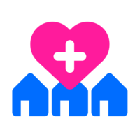 icoon voor zorg en ondersteuning