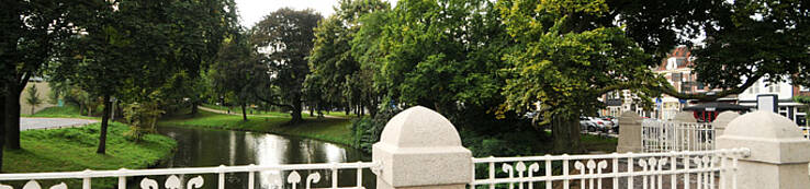 Zocherpark gezien vanaf de Wittevrouwenbrug