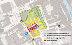 Click to enlarge map of closed-off area