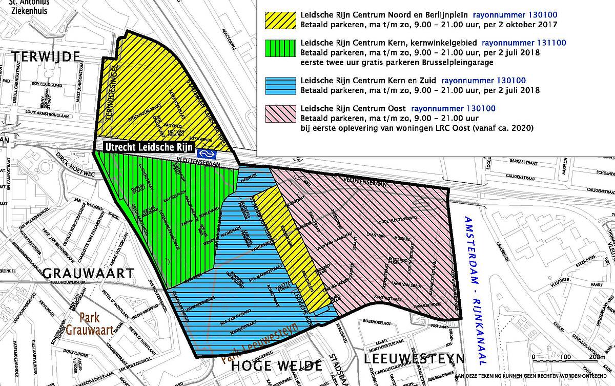 Open de pdf met een kaart met het gebied betaald parkeren in fases Leidsche Rijn