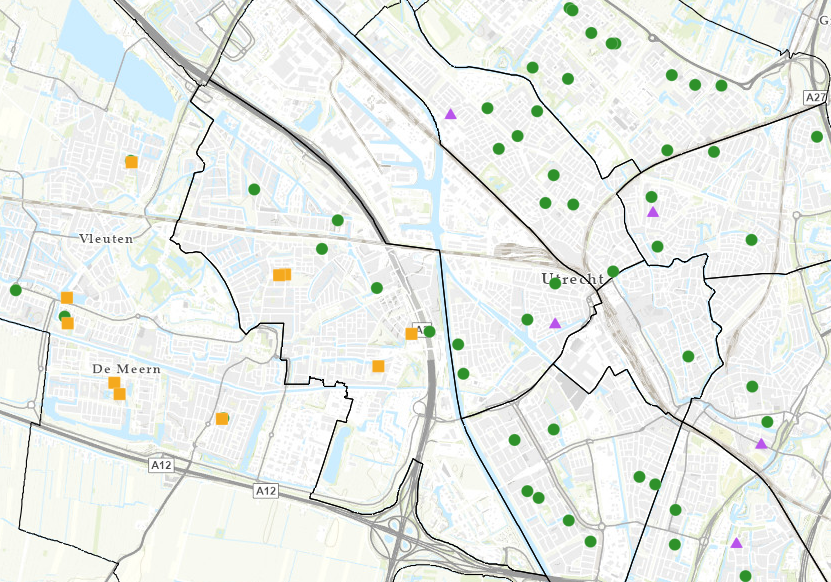 ga naar de kaart met voorscholen