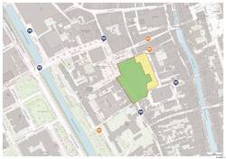 klik en vergroot kaart met afgezet gebied