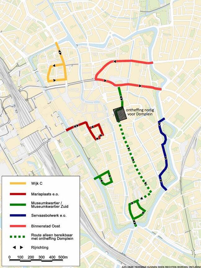 bevoorradingsroutes en de laad- en losplekken uitgeschreven hieronder