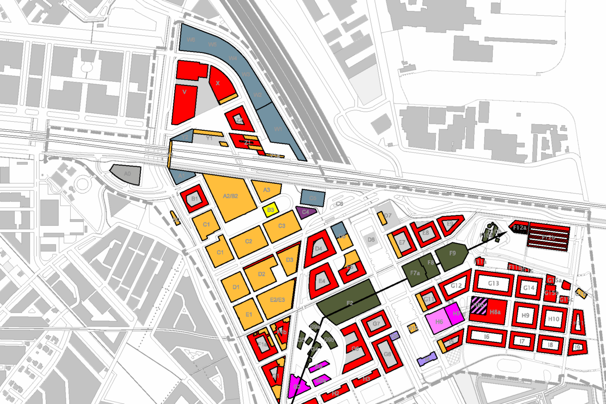 Leidsche Rijn Centrum - Programma: totaal vergroot de voorlichtingskaart