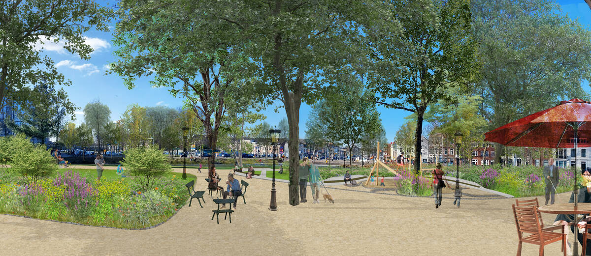 klik en vergroot impressie park, omschreven onder Wat gaan we doen