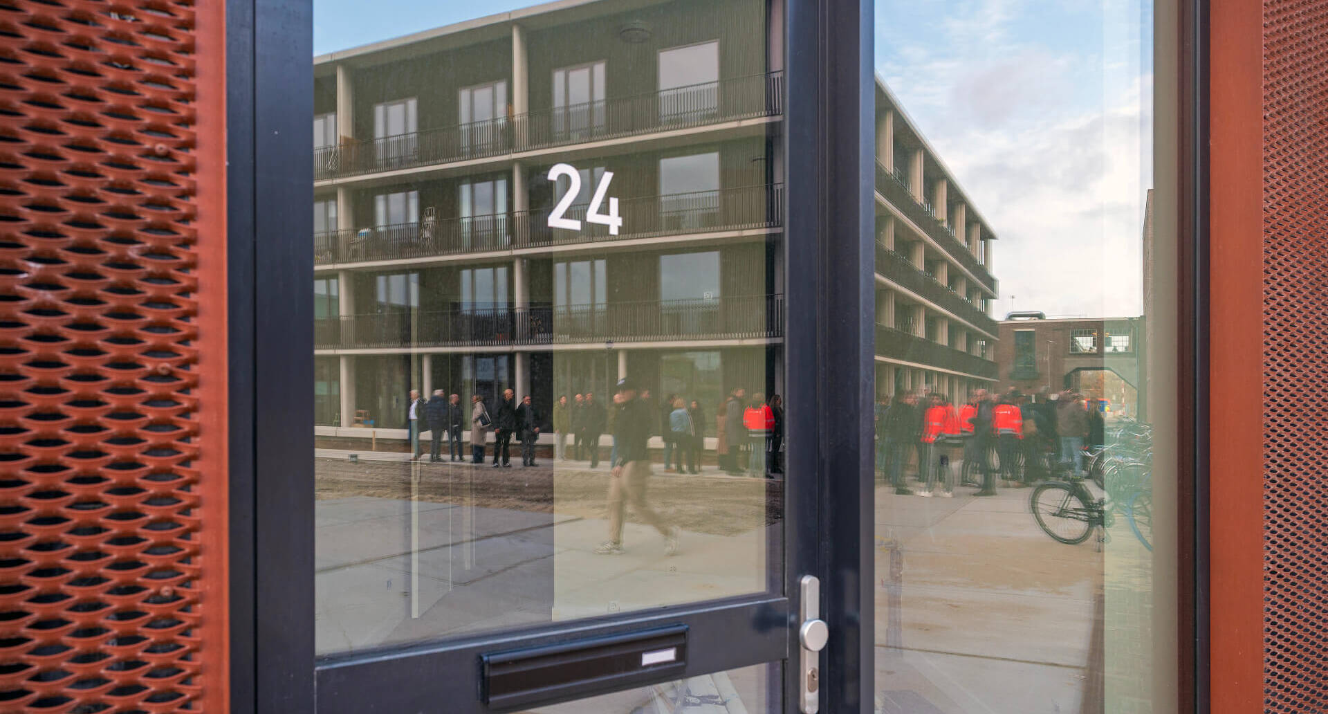 klik om te vergroten, foto van een voordeur in deelgebied 4