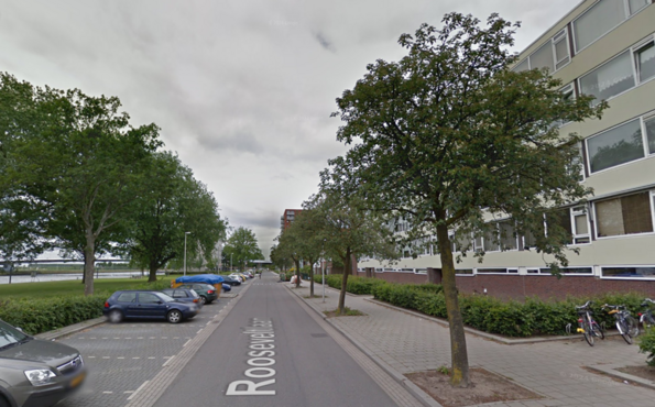 Zo ziet de Rooseveltlaan er nu uit: een straat met asfalt.