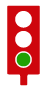 stoplicht dat op groen staat