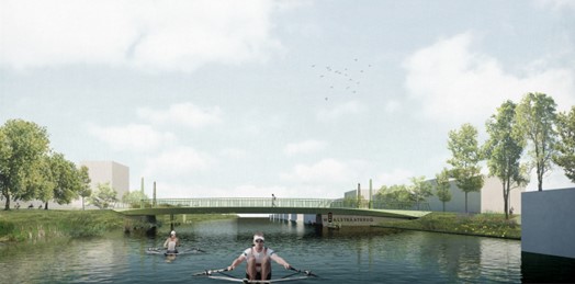 klik en vergroot de impressie van de brug omschreven onder schets- en voorlopig ontwerp