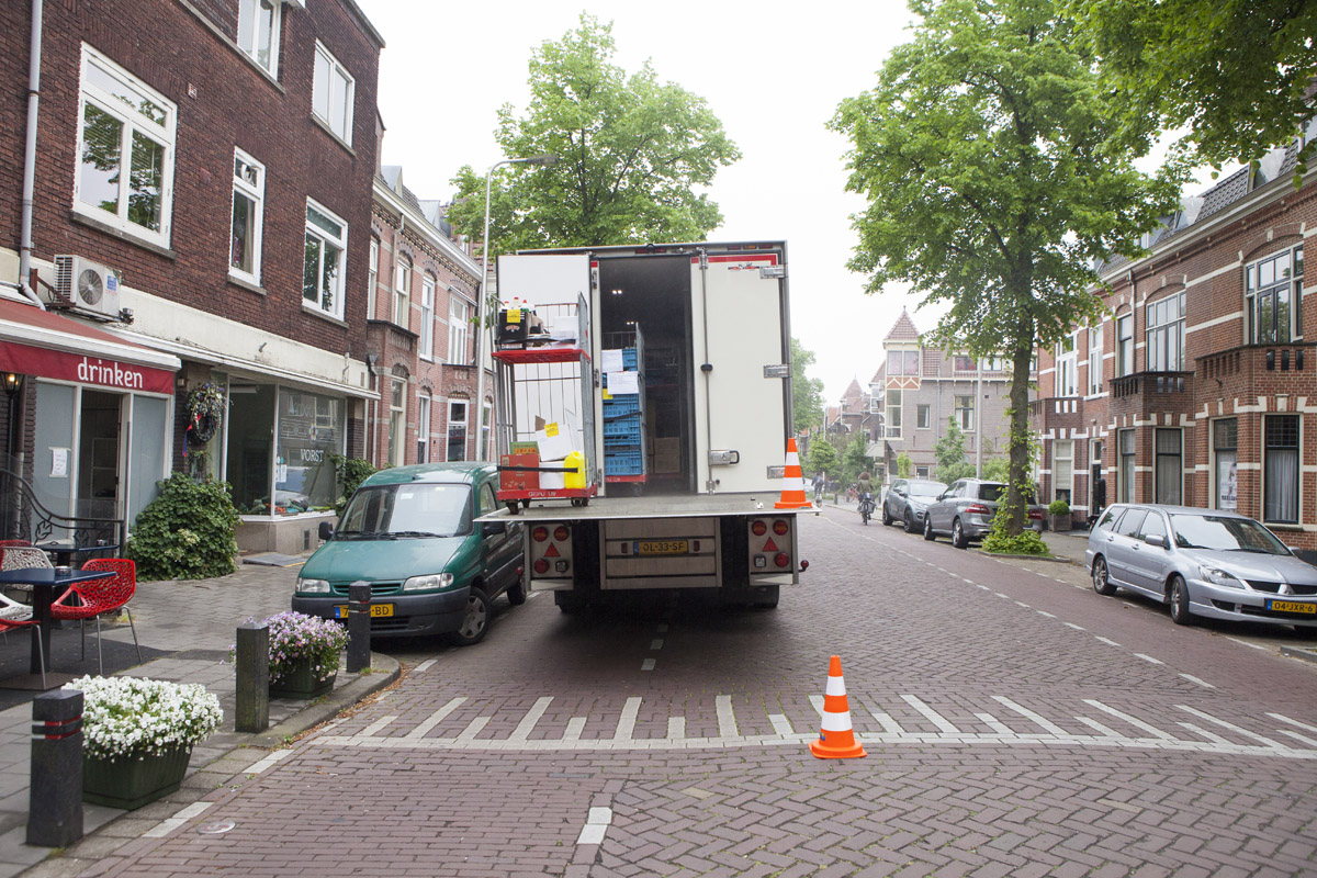 laden lossen van vrachtwagen laden lossen van vrachtwagen