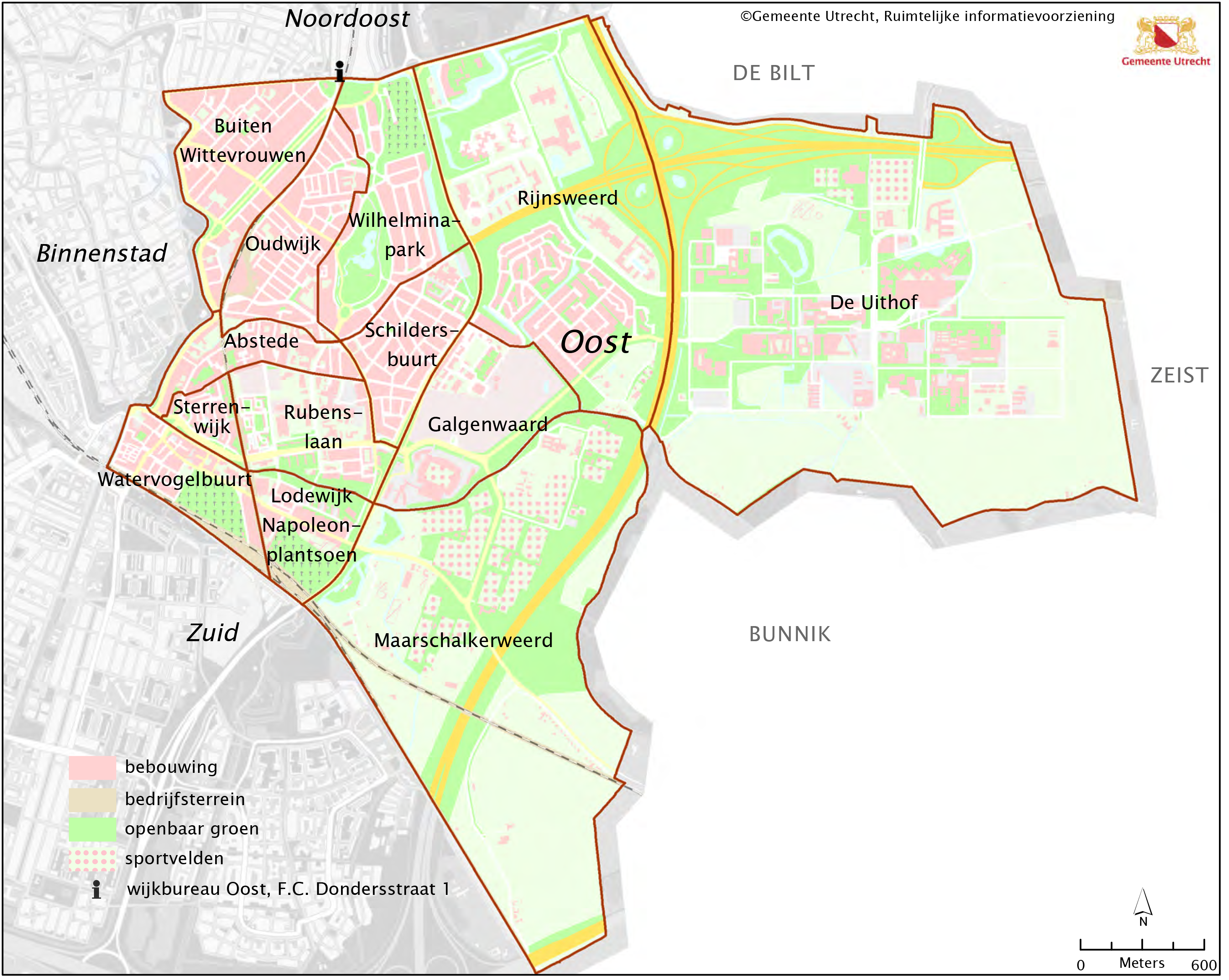 buurtindeling oost