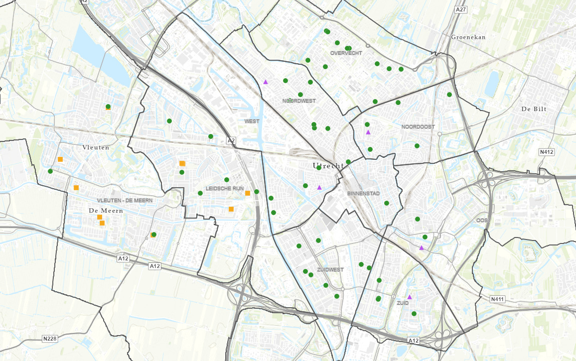 ga naar de kaart met voorscholen