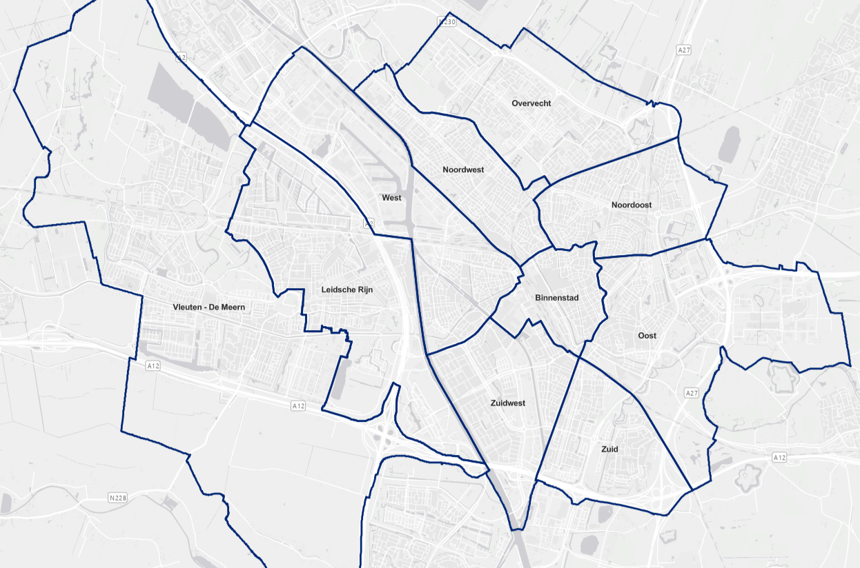 ga naar de kaart met de wijkindeling